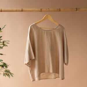 Womens flowy boho everyday linen like